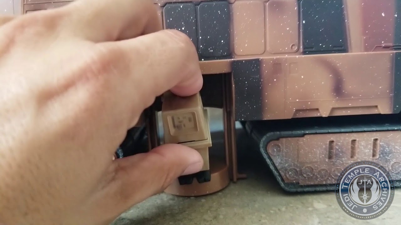Jedi Temple Archives: Disney Droid Factory Sandcrawler Playset - First Look!