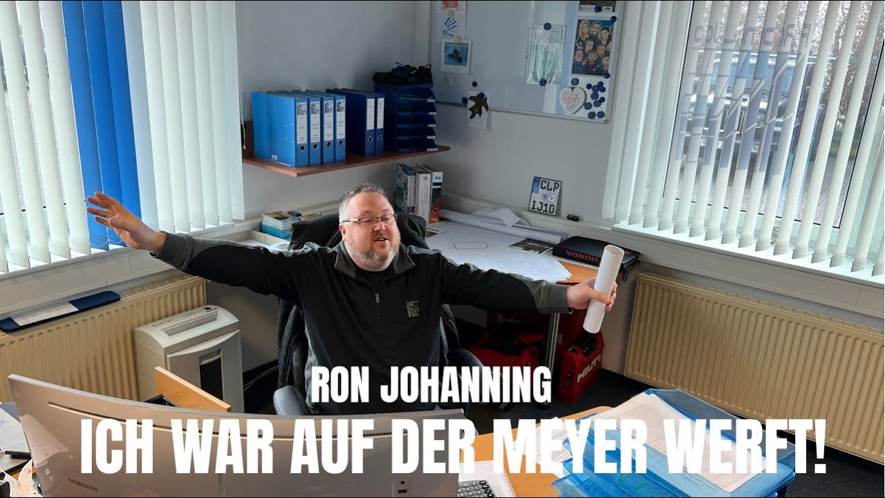 Ron war auf der Meyer Werft | Im Büro
