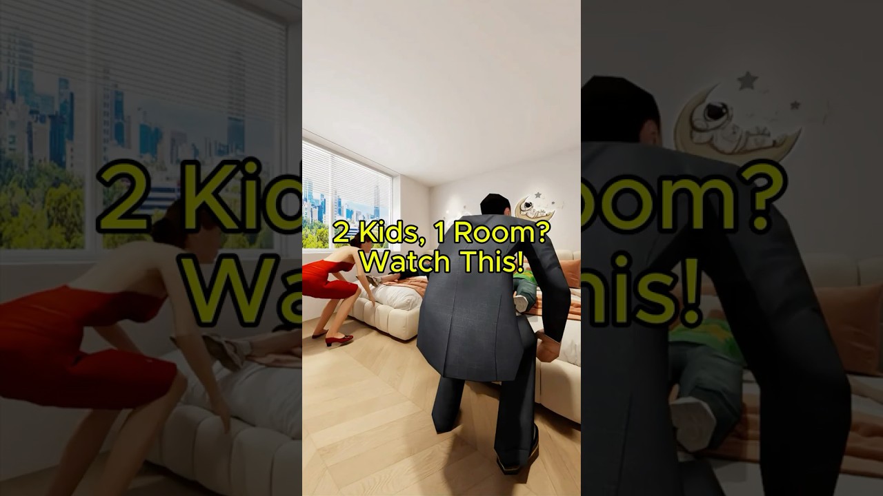 2 Kids, 1 Room? Watch This!