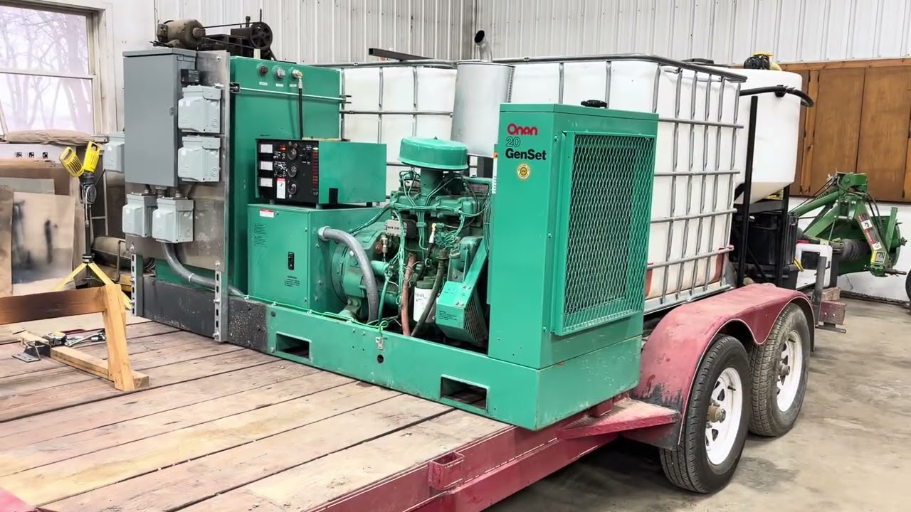 1989 Onan Cummins 20DL4 Diesel Generator