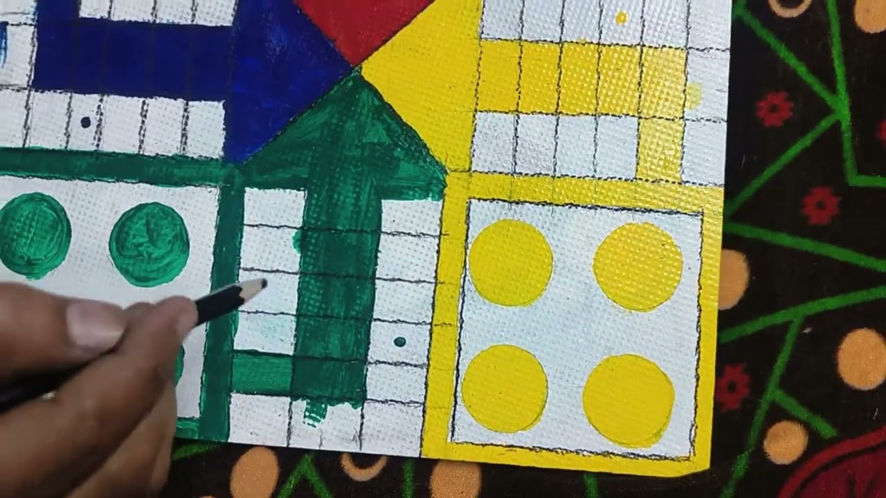 पुराने वेस्ट टायर से बने खेल के लिए लूडो purane tute hue tiles se banaen khelne ke liye Ludo