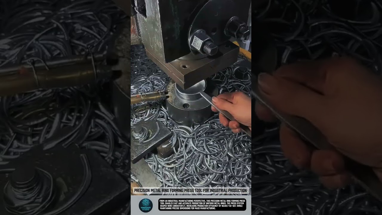 Precision Metal Ring Forming Press Tool for Industrial Production #tools