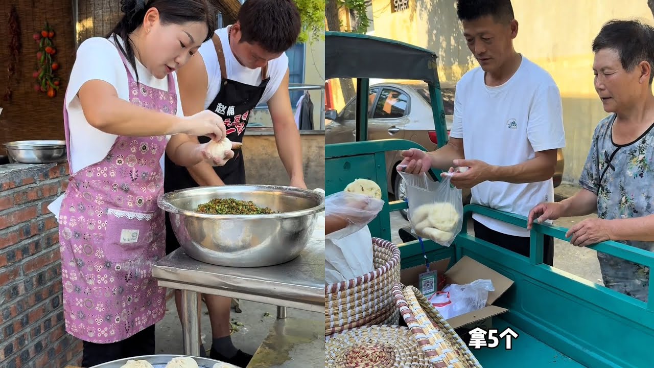 第一天出摊虽然出现一点小意外，原因是我算错日子了，但是结果还是挺好的#我的乡村生活 #乡村美食 #新农人计划2025 #我要上热们