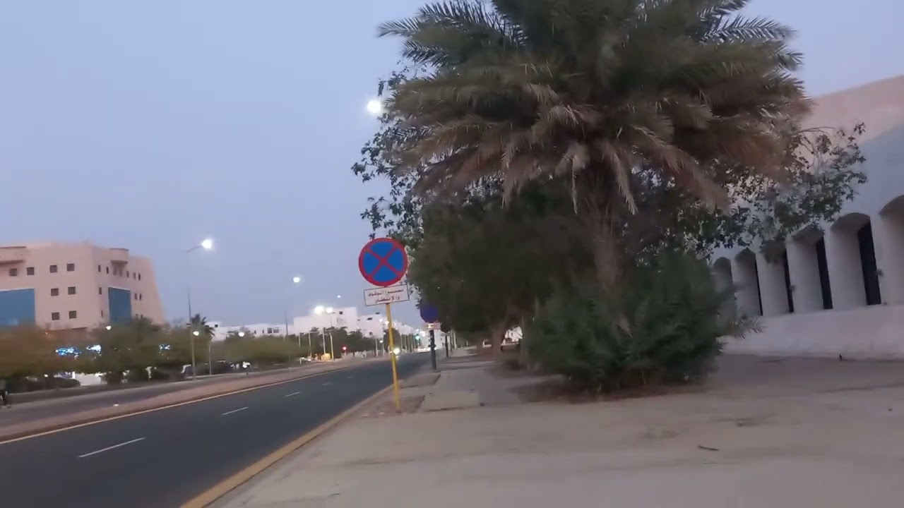 It's getting dark - walking at sundown