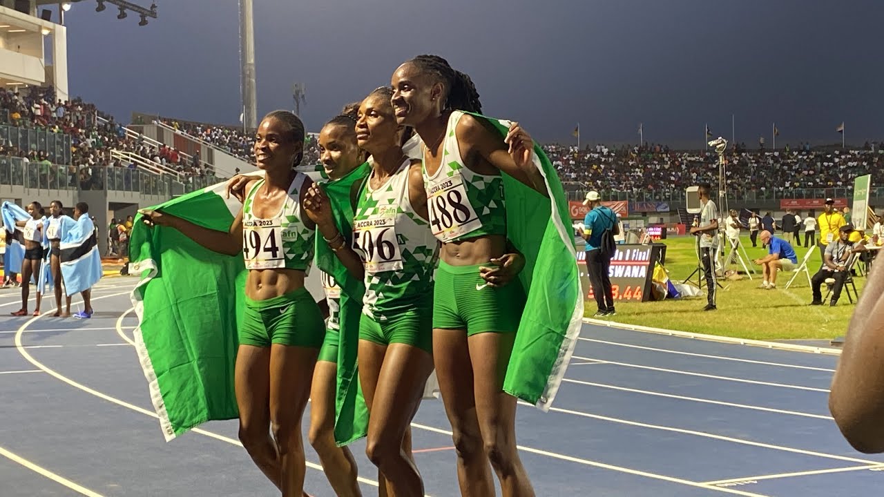 Nigeria 🇳🇬 Win Big In Women’s 4X400m Final - African Games 2023