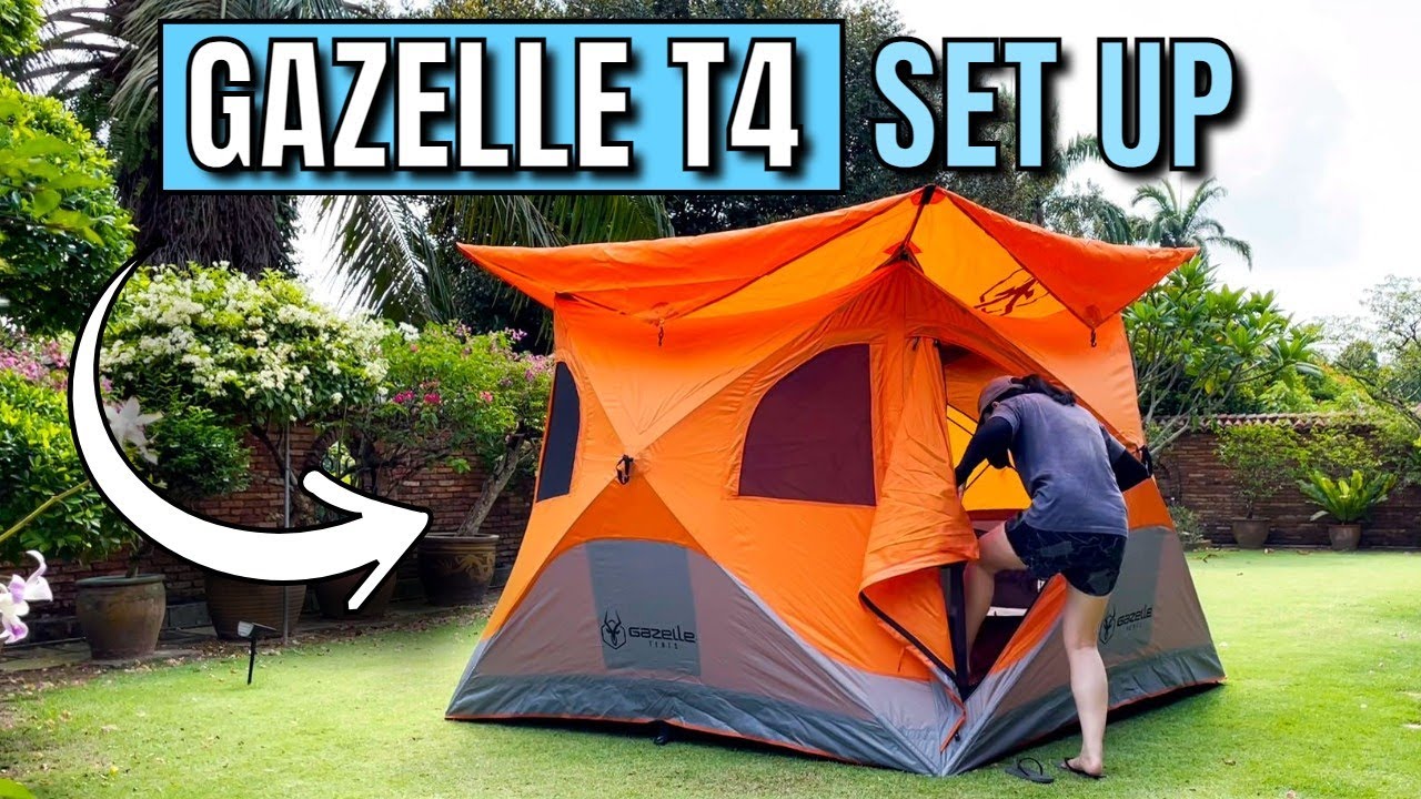 Как установить палатку Gazelle T4