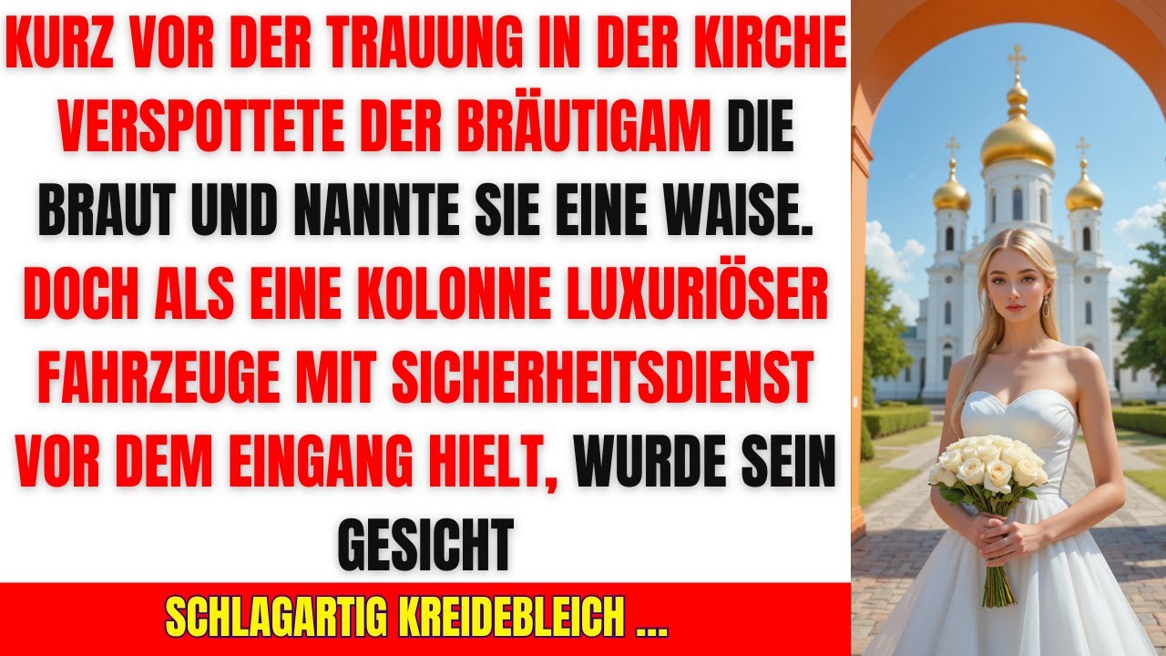 „Der Bräutigam verspottete sie als Waise – doch dann fuhr plötzlich ein Luxusauto vor“