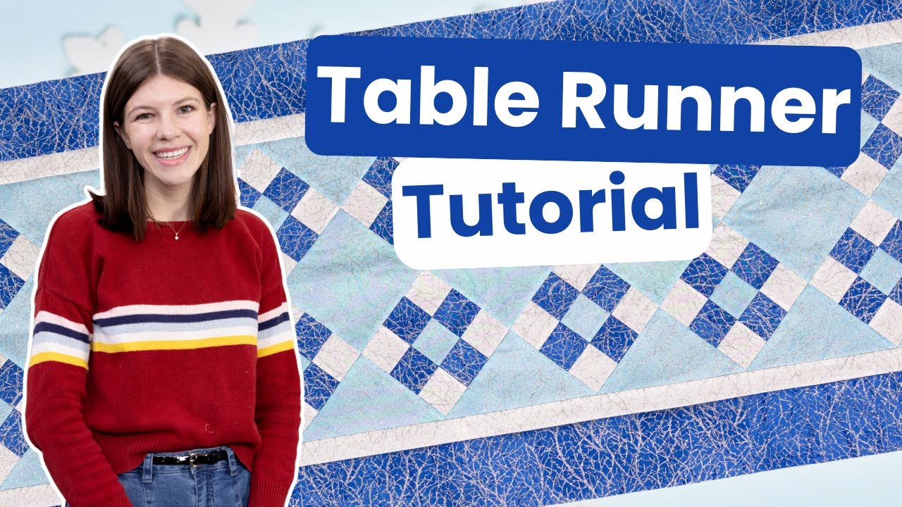 Quilt a Cute and Easy Winter Table Runner (With a FREE Pattern!)