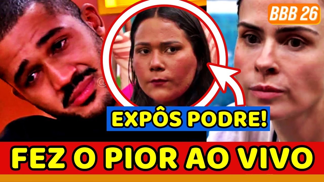 🚨😱BBB26: MADRUGADA TERRÍVEL! MATHEUS FAZ O PIOR AO VIVO e Ana Paula FICA AMEAÇADA; Chay REVELA PODRE