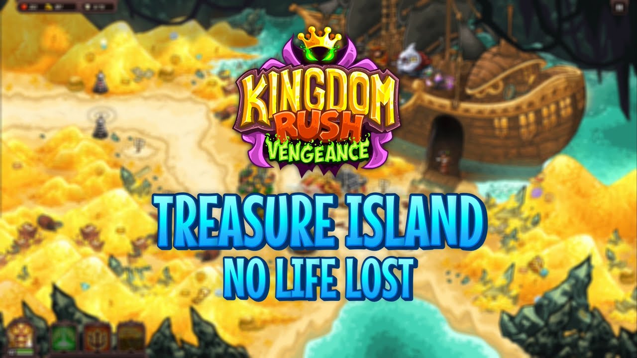 Kingdom Rush Vengeance - Treasure Island (Level 41)