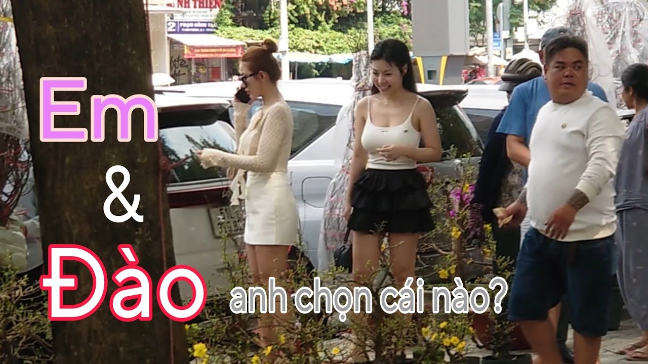 Gái Xinh Mua Hoa Đào tết 2025 và cái kết...