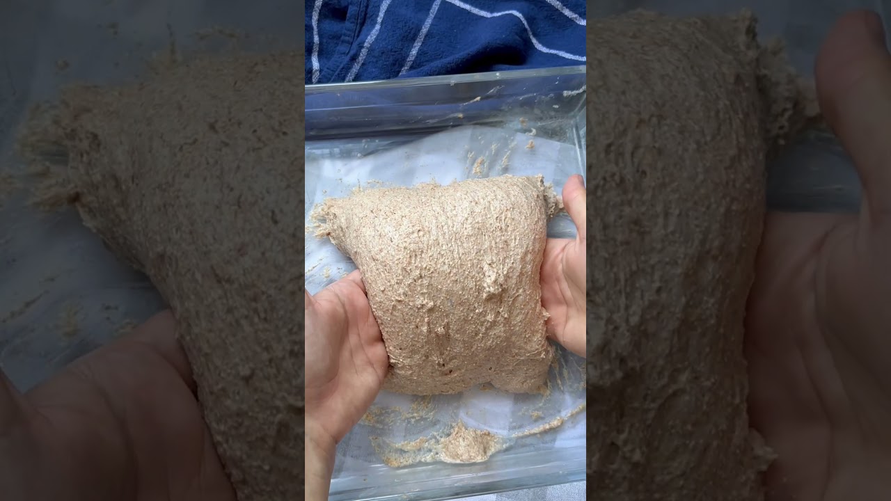 En kolay tam buğday unlu ekmek tarifi (Tarifi yorumda ) #ekmek #ciabatta