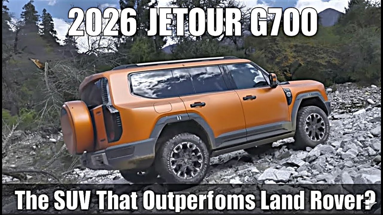 2026 Jetour G700: 1000km Range, 970mm Wading Depth —  Hybrid Beast !