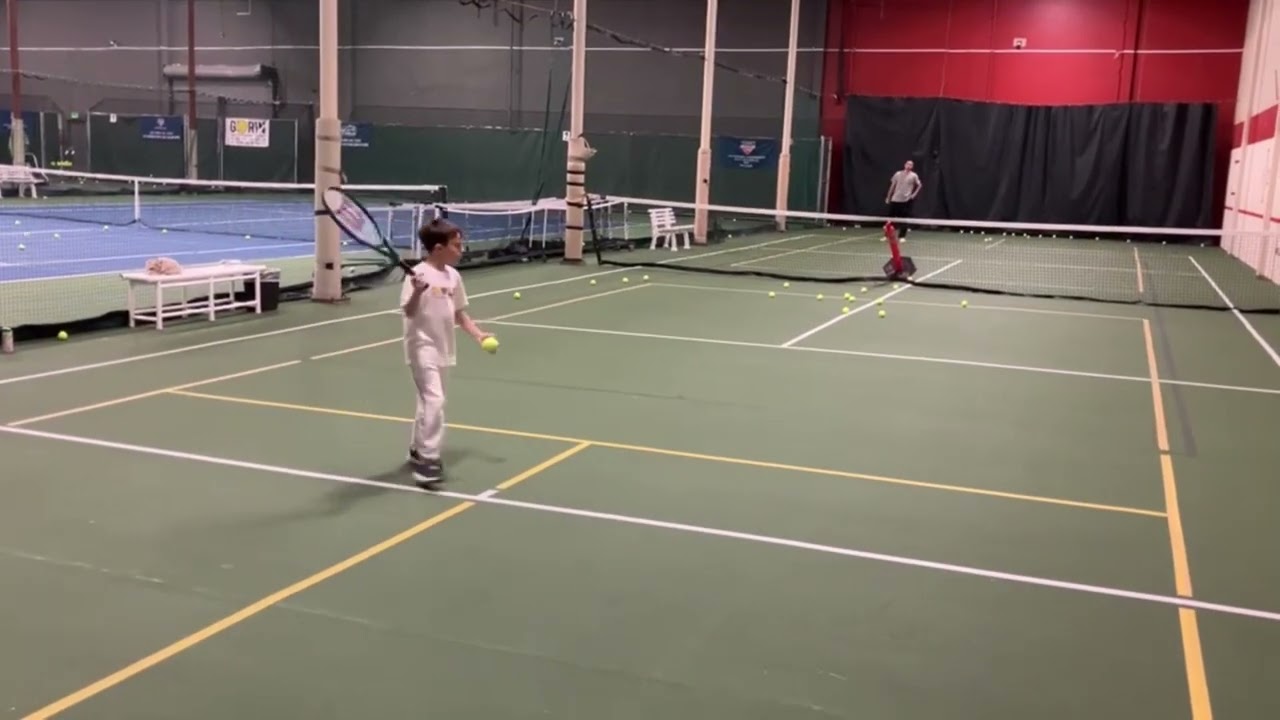 Tennis serve practice