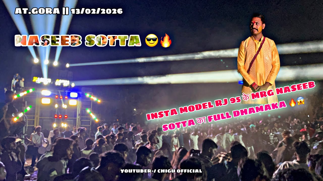 INSTA MODEL RJ 95 के MRG में NASEEB SOTTA का FULL DHAMAKA 😱🔥#naseebstarband 