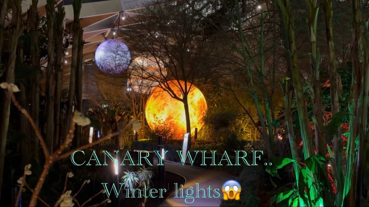 WINTER LIGHTS😱 | Canary Wharf | @amirghising04 