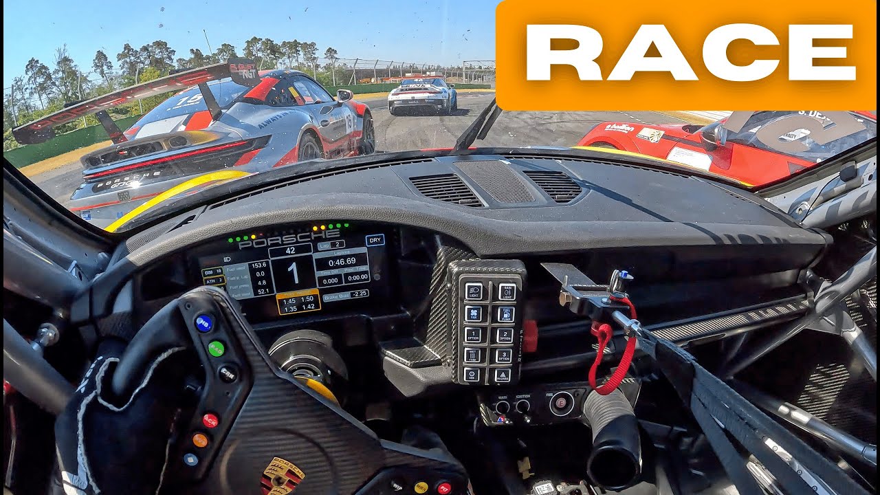 Racestart in Porsche Cup at Hockenheim | POV Onboard Race 2🥵