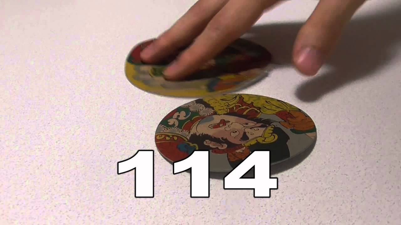 Japanese traditional game MENKO!!