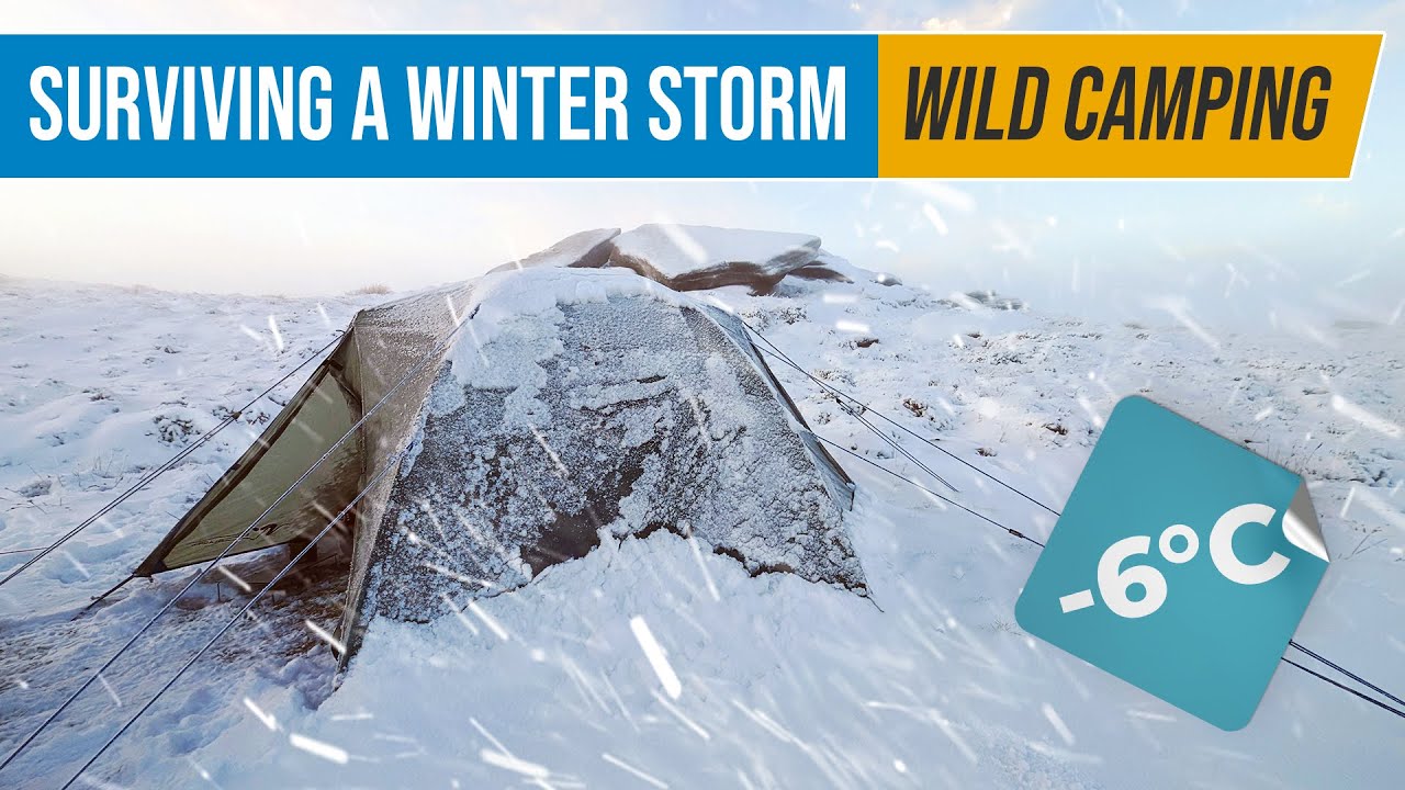 Surviving a Winter Storm: Wild Camping in a Snowy Peak District