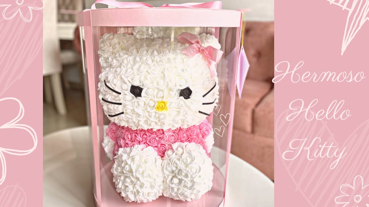 HELLO KITTY EN FLORES ARTIFICIALES de FOMI 😍