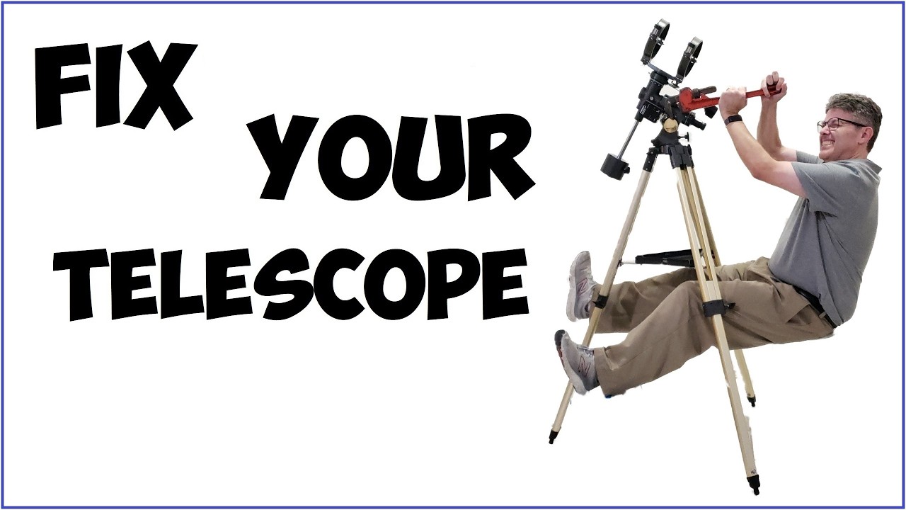 Broken Telescope Tripod: Dry Ice To The Rescue!