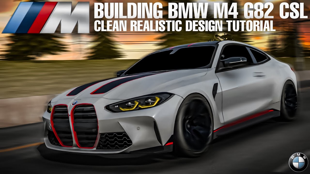Building A BMW M4 G82 CSL Realistic Design | Car Parking Multiplayer 