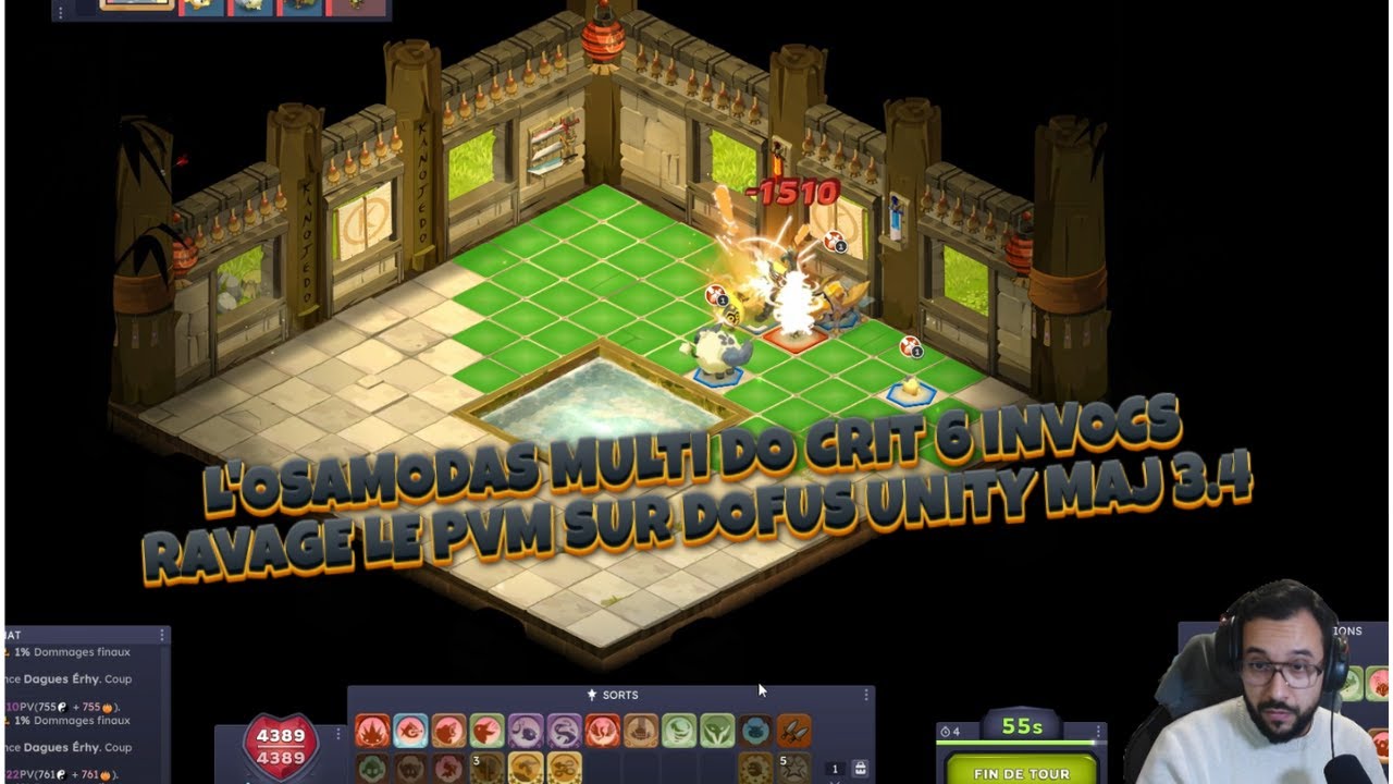 L'OSAMODAS MULTI DO CRIT 6 INVOCS RAVAGE LE PVM SUR DOFUS UTNIY ! MAJ 3.4