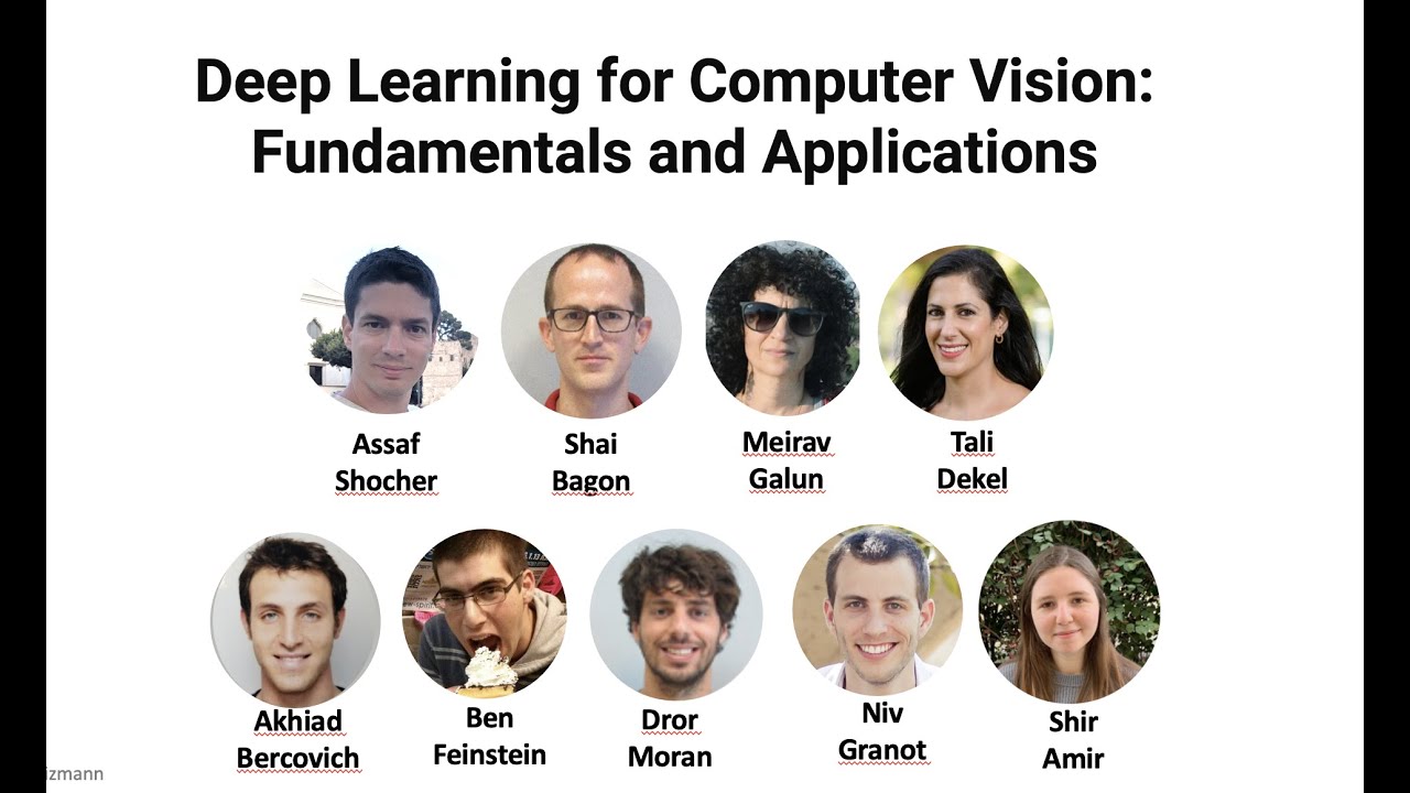 DL4CV@WIS (Spring 2021) Lecture 1: Introduction & Basic Supervised Learning