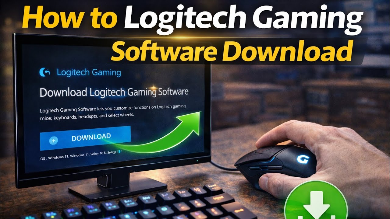 How to Logitech Gaming Software Download (LGS for Legacy Mice)