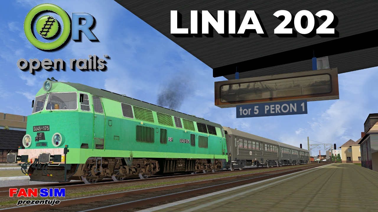FIAT SU45 LINIA nr 202 w OPEN RAILS 🇵🇱 🚆 STARGARD SZCZECIŃSKI - CHOJNICE