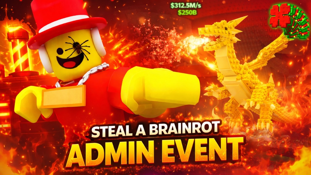 Ich spiele normal. PLÖTZLICH ADMIN EVENT in (Steal a Brainrot)