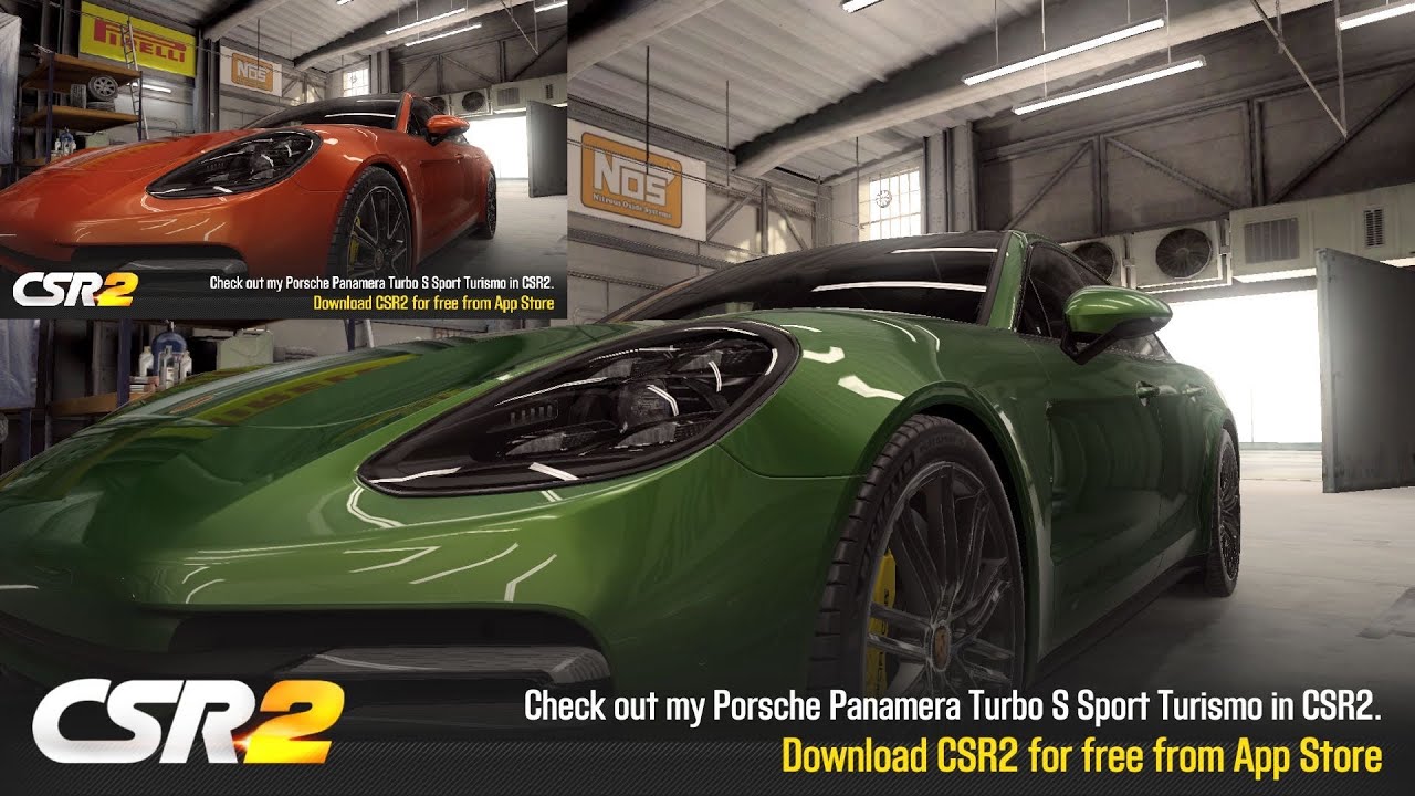 【CSR2】Panamera Turbo S Sport Turismo (purple/gold), shift & tune for 10.031 (10.093)
