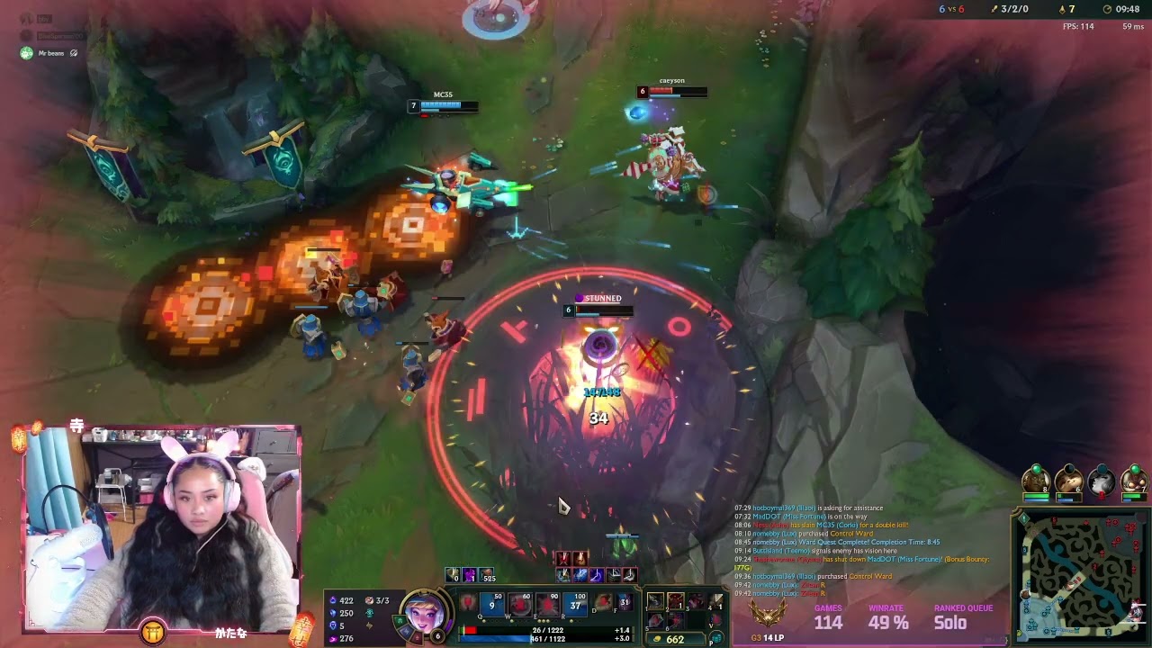 12/20/2024 - nomebby#na1 - Lux Support - Solo Ranked - +26LP Gold 3