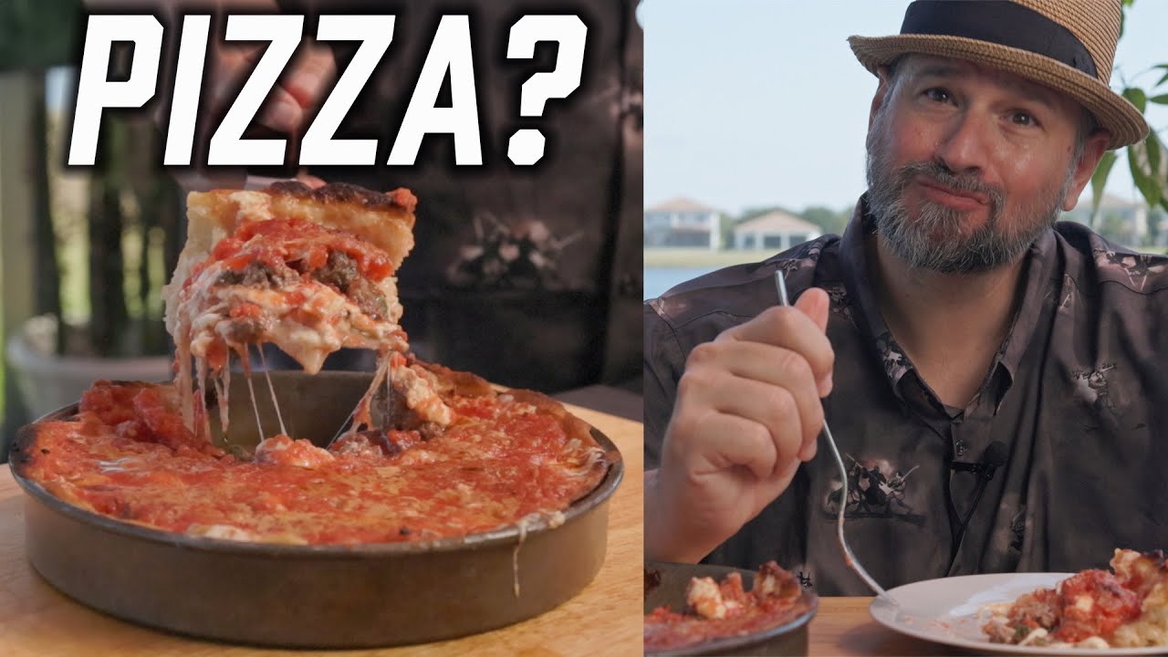 Chicago Deep Dish — это ДЕЙСТВИТЕЛЬНО пицца? Давайте приготовим ее на дровяной печи Ninja Woodfir...