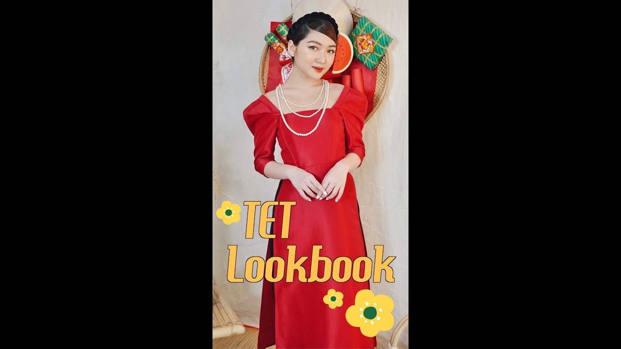 TẾT LOOKBOOK - 8 outfits tươi xinh diện Tết 2021 🌼 | Chloe Nguyen (vertical video)