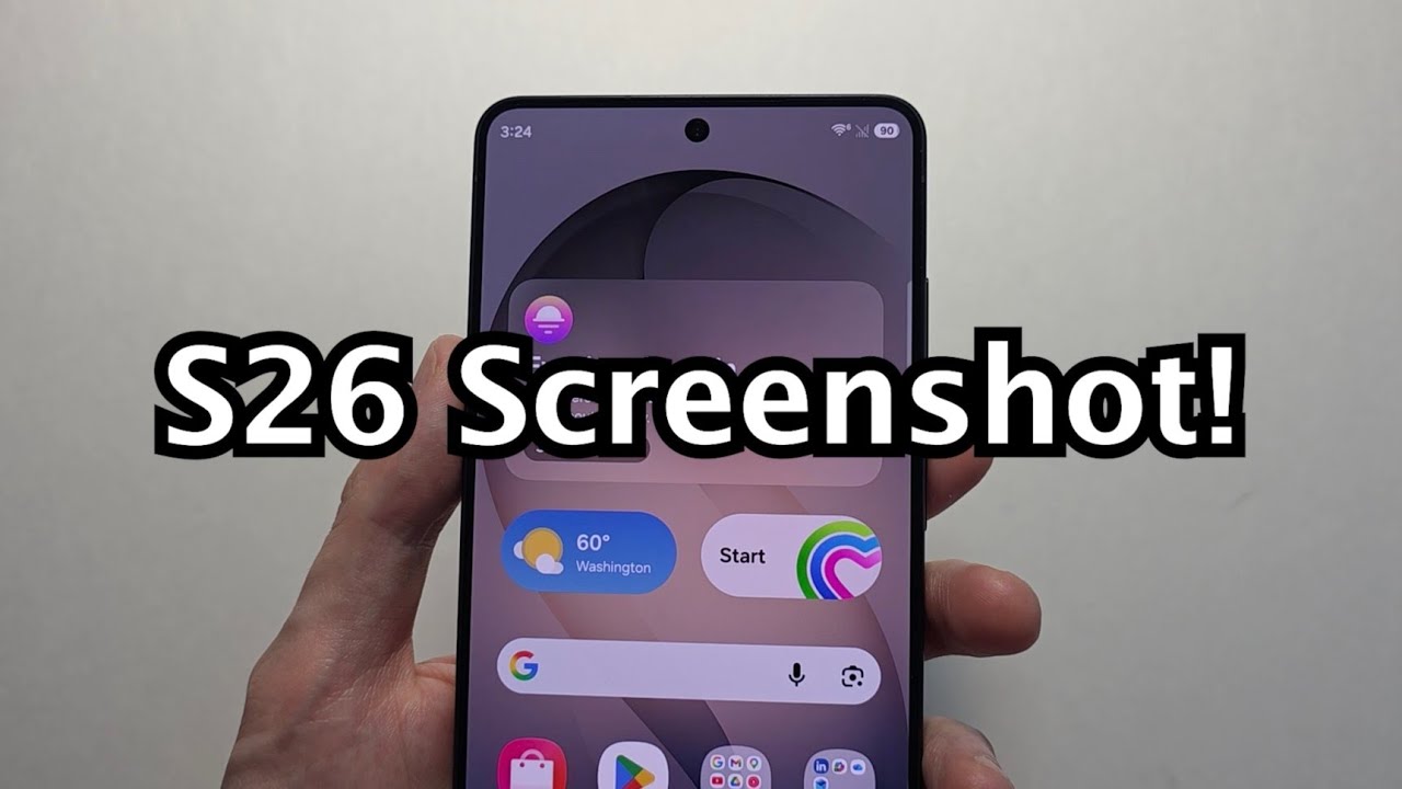 Samsung Galaxy S26: Как сделать скриншот!