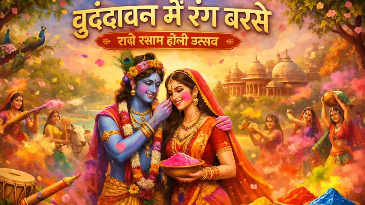 Vrindavan Me Rang Barse Holi Song|JA MUSIC CLUB|HAPPY HOLI|2026 NEW SONG|