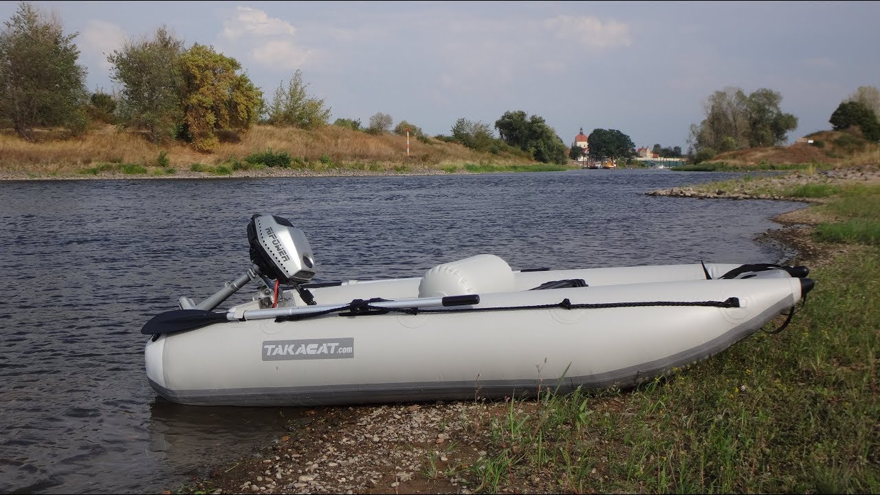 Takacat T280L mit Elektroaussenborder RiPower-light