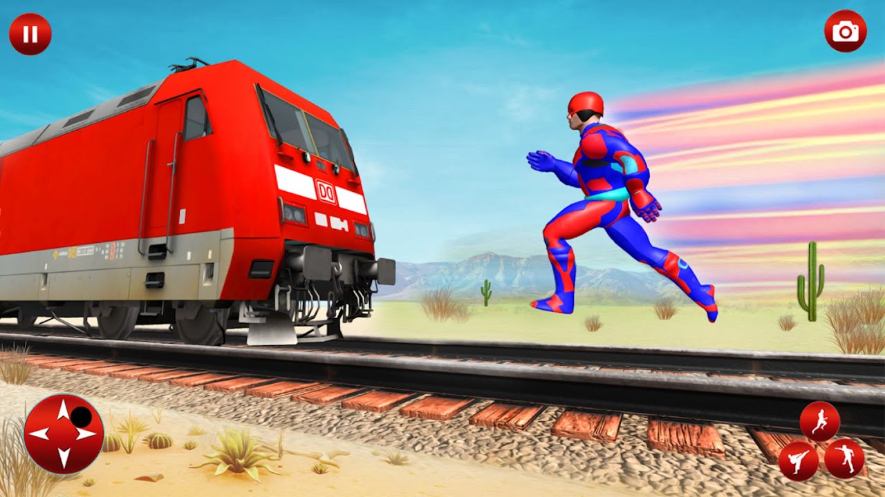 Flying Robot Superhero Game - Android ISO gameplay | superhero game | 47 games