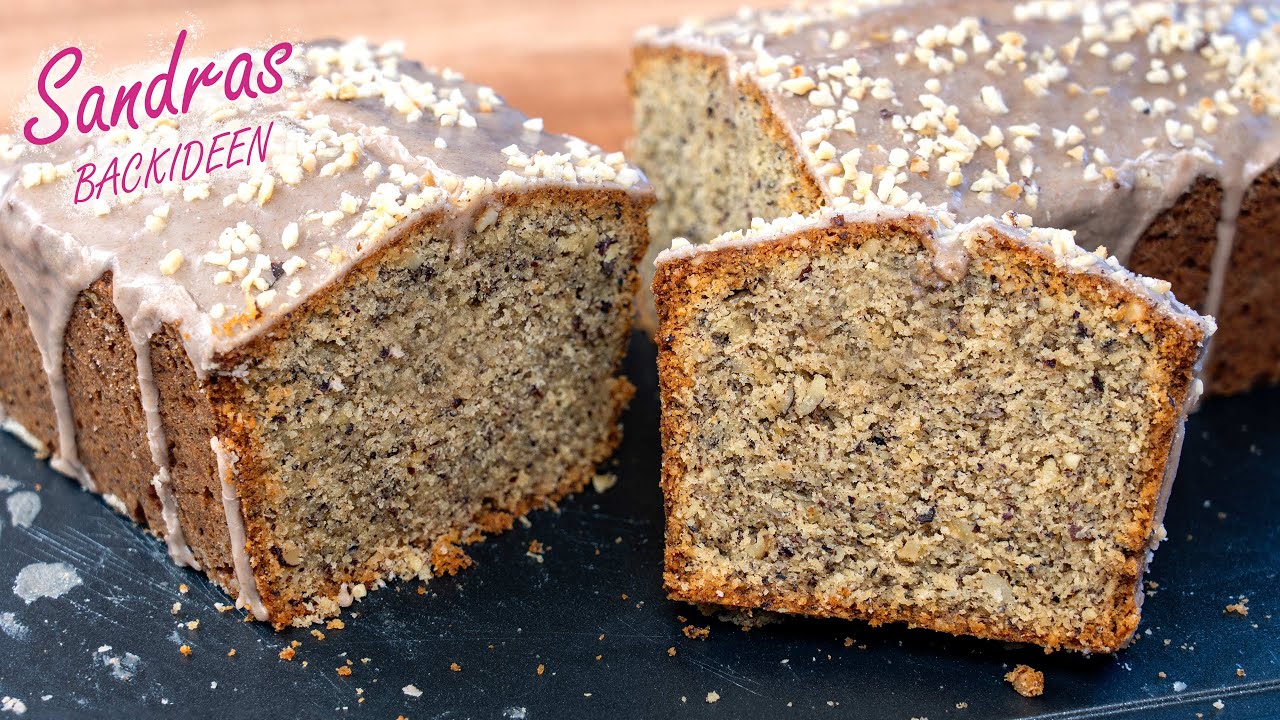 Nusskuchen mit Zimt | R&uuml;hrkuchen | leichtes Rezept - Einfach & Lecker