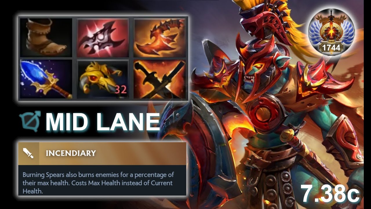Huskar Mid Lane | 7.38c | Incendiary Facet | Pos 2 Huskar