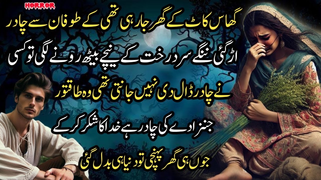 Ghas Kaat K Ghr Ja Rahi Thi K Tofaan Say Chadar Ur Gae Nangay Sar Darakht K Neechay Beth Ronay Lge