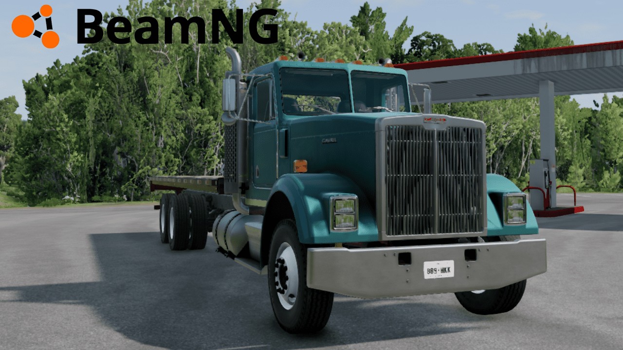 Garvil T83s Flatbed Upfit POV Drive Beamng drive
