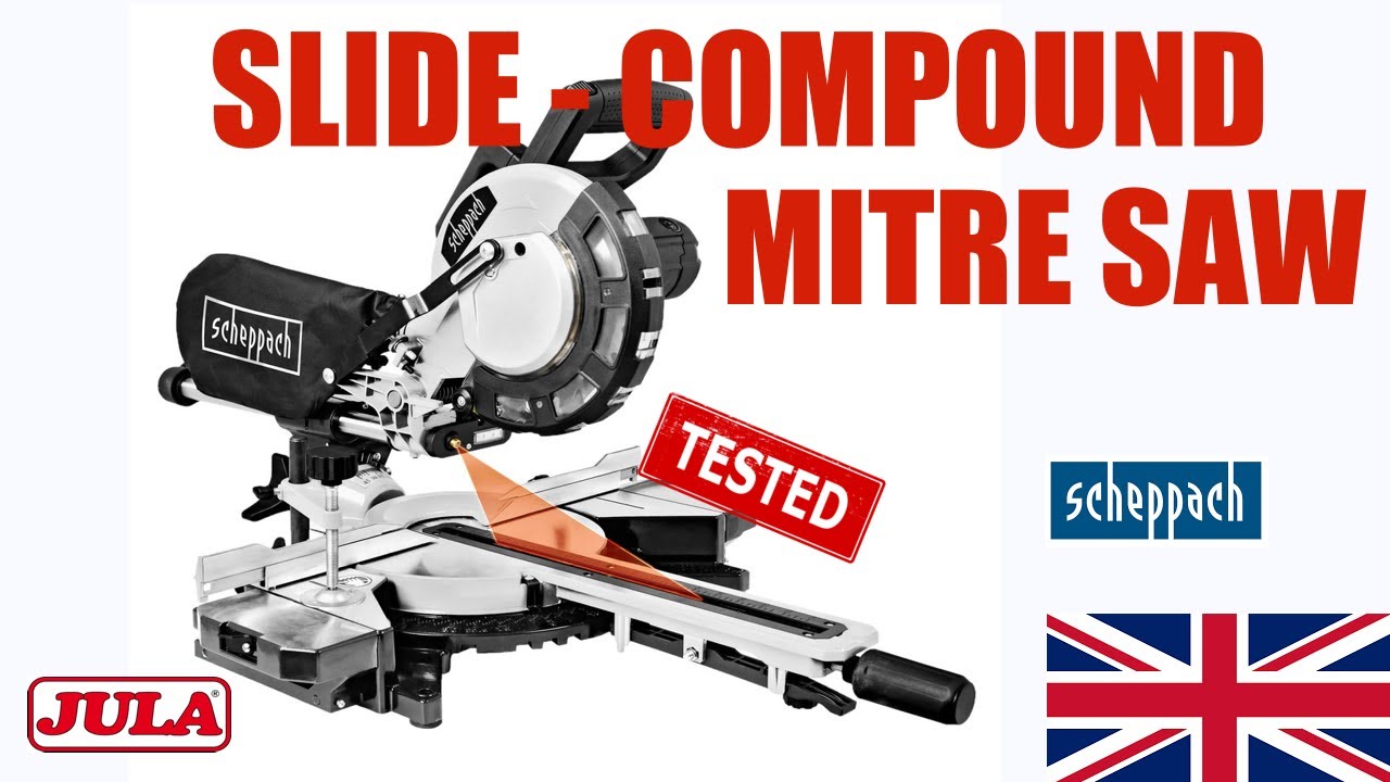 Scheppach - BLMS216 - Slide mitre saw | Unboxing & Test!