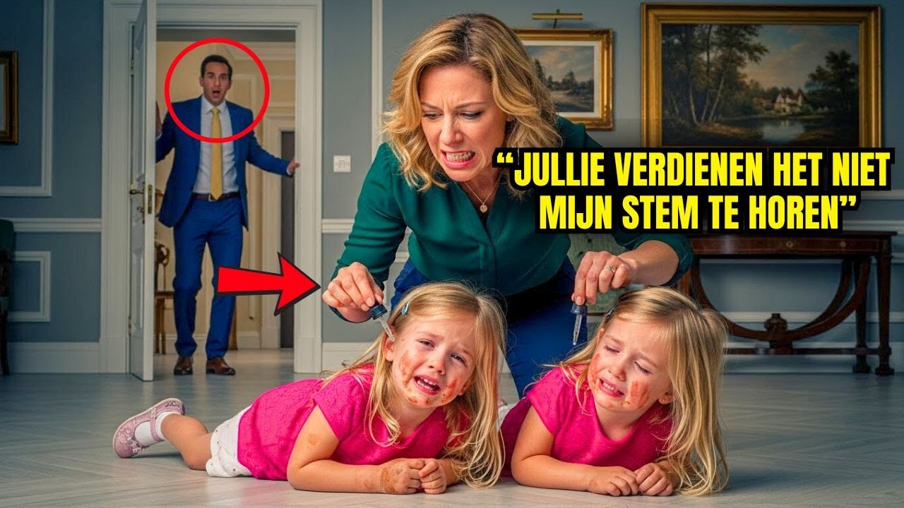De tweeling van de miljonair was doof — totdat hij thuiskwam en zag dat de stiefmoeder dit deed...