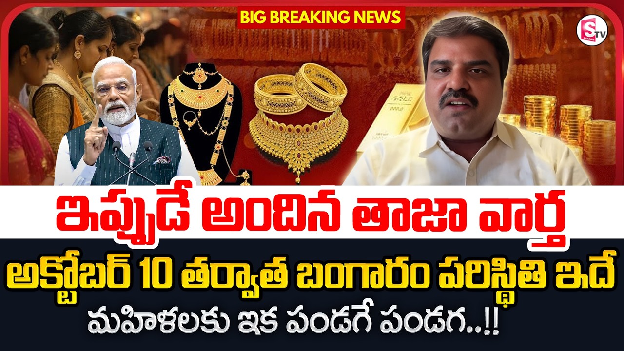 Business Analyst Prashanth Reddy || Today Gold Rate Telugu 2026 || Gold Price in India | SumanTV ...