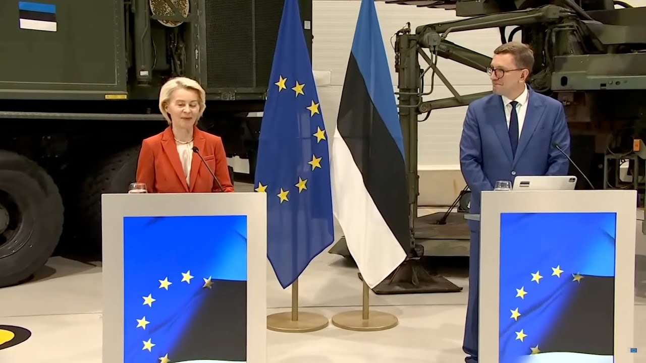 Ursula Von Der Layen Vists Estonia | Russia Ukraine War peace talks | Russian Frozen Assets