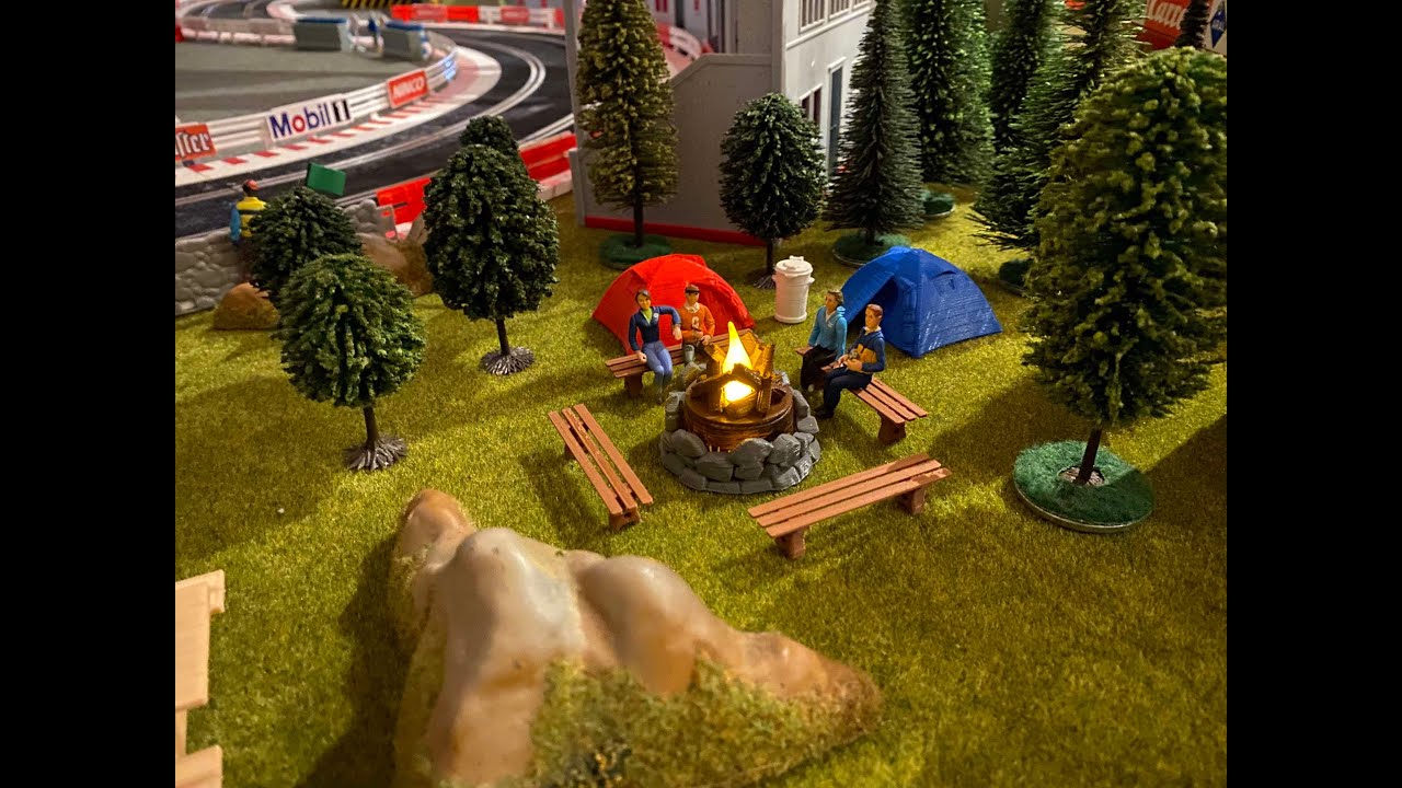 a few impressions of my slot car track design