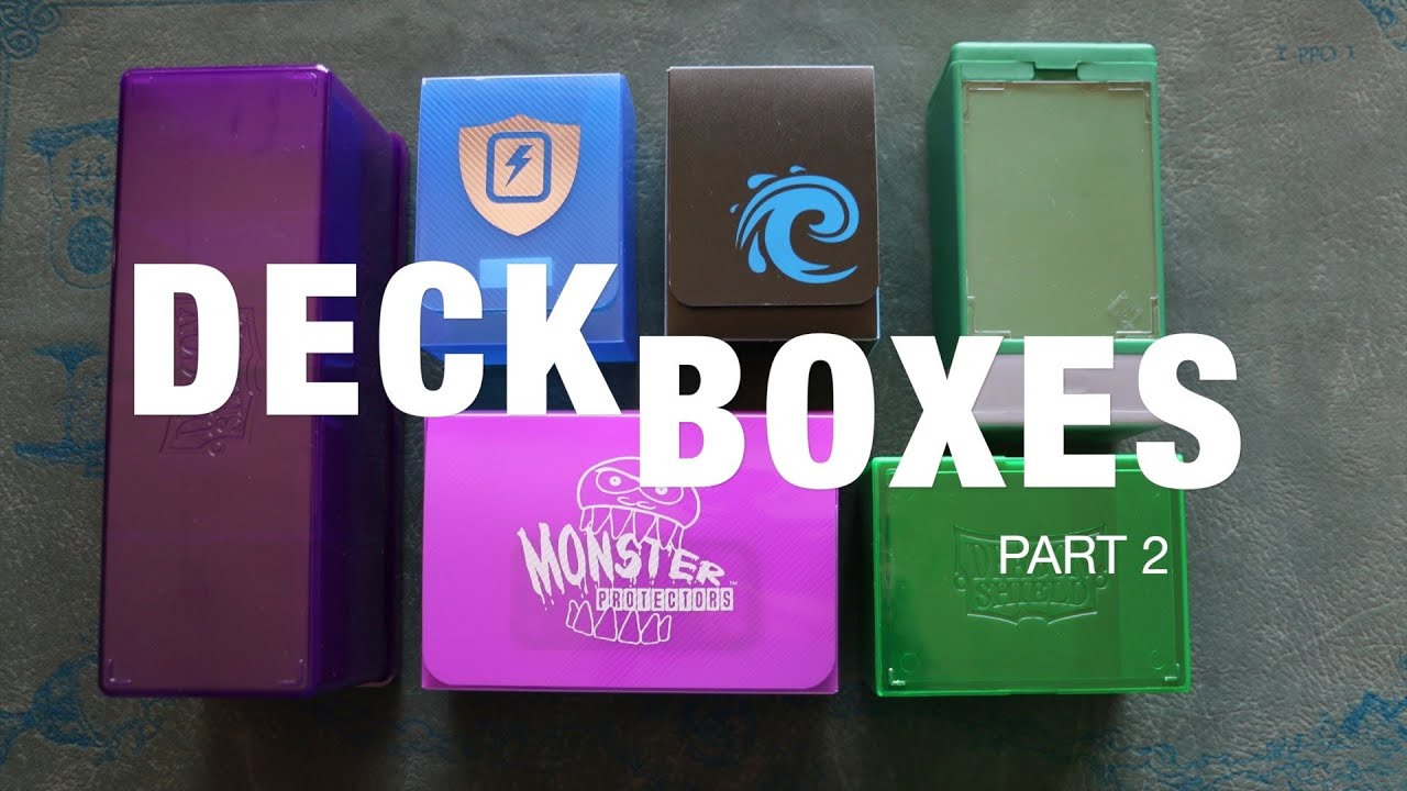 MTG Deck Boxes 2: Legion, Dragon Shield, Fantasy Flight & Monster Which is the best? Magic Gathering