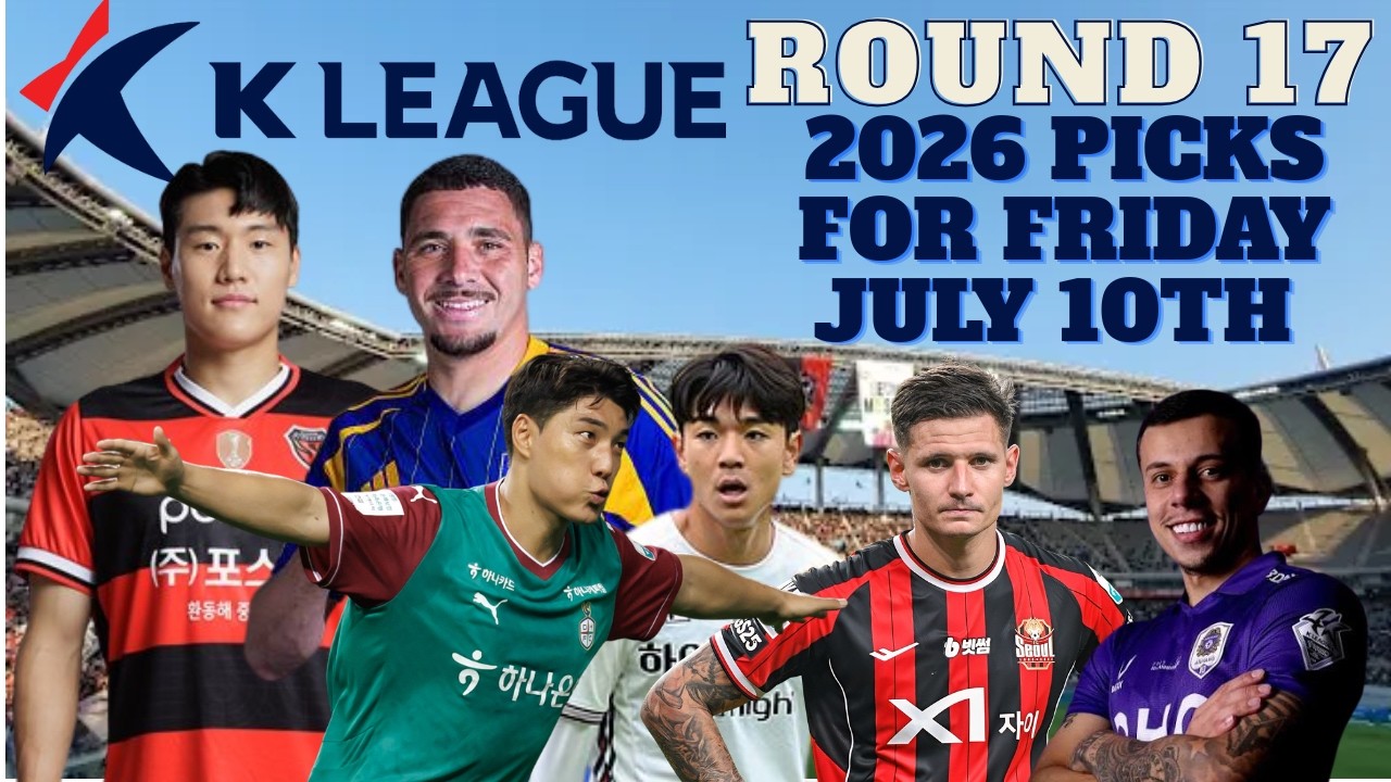 Прогнозы на K League на пятницу, 10 июля 2026 года